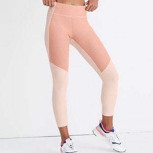Outdoor Voices peach pink 3/4 Warmup Leggings M